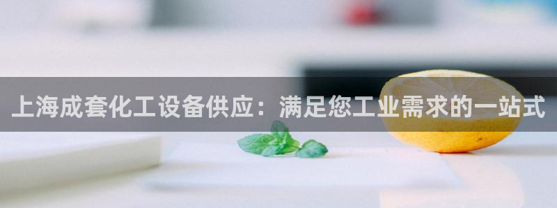 门徒平台说 5o69I7：上海成套化工设备供应：满